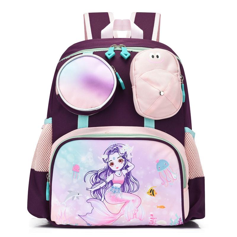 Trendy Fashionable Kids Backpack Stylish Colorful Cartoon School Bag For Boys And Girls