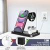 4-in-1 Fast Charger Qi Wireless Charging Station for Samsung iWatch iPhone Pencil
