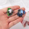 Cartoon Characters Enamel Pins Custom Anime Frog Chairs Brooches Lapel Badges Cartoon Funny Jewelry Gift for Kids Friends