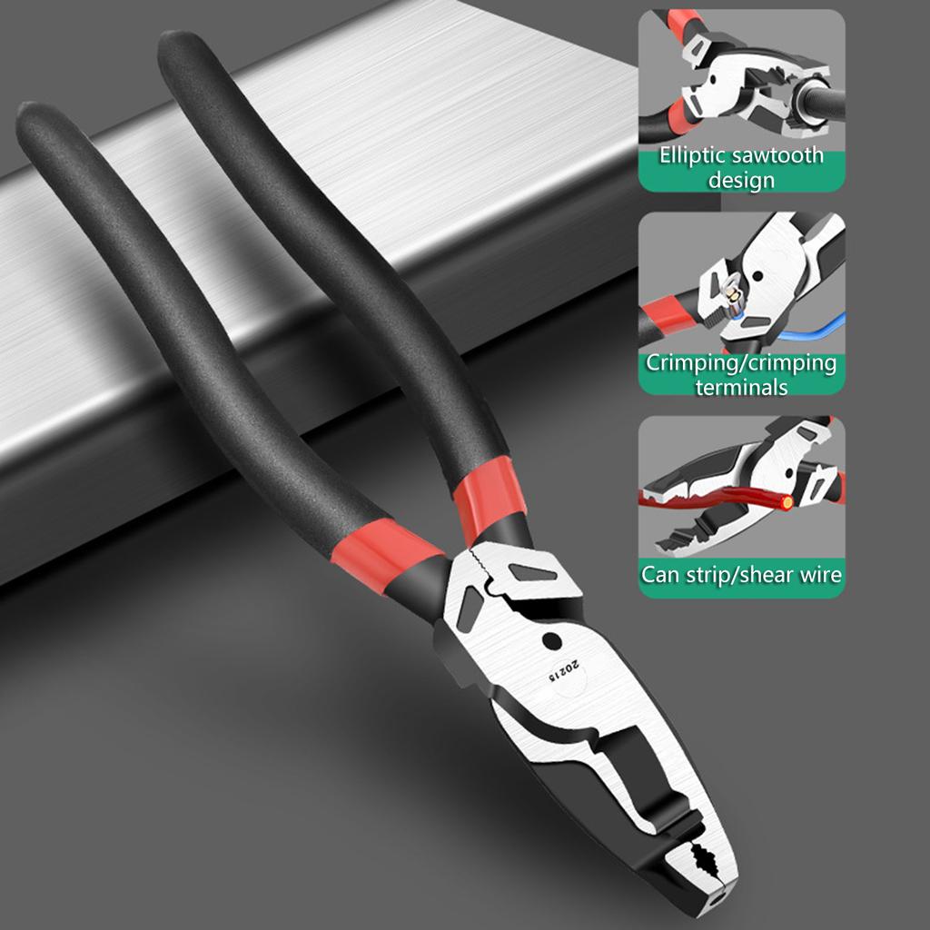 Screw Extraction Removal Pliers Needle Nose Pliers 9Inch Multipurpose Tool for Stripped or Rusted Fasteners Wire Cutter