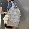 Fashionable Butterfly Printed Backpack Large Capacity Nylon Backpack Student Backpack with Multiple Pockets Suitable for Daily and Student Use