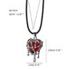 Temperament Love Pendant Necklaces for Women Hip Hop Imprisoned Heart Choker