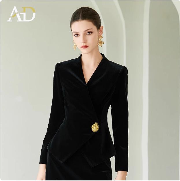 Velvet Goddess Professional Women's Slimming Skirt Suit
