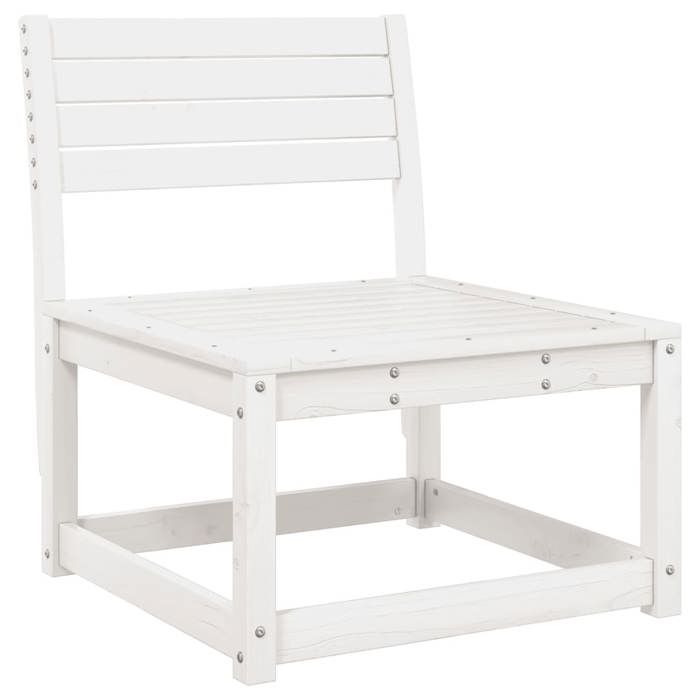 VidaXL Canapé de Jardin sans Accoudoirs, Siège de Terrasse avec Dossier, Chaise Modulaire de Patio, Meuble d'Extérieur, 844670