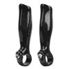1 Pair Carbon Fiber Bicycle Handlebar Grip Bike Bar End Handlebar Ends for Road Mountain BikesBright