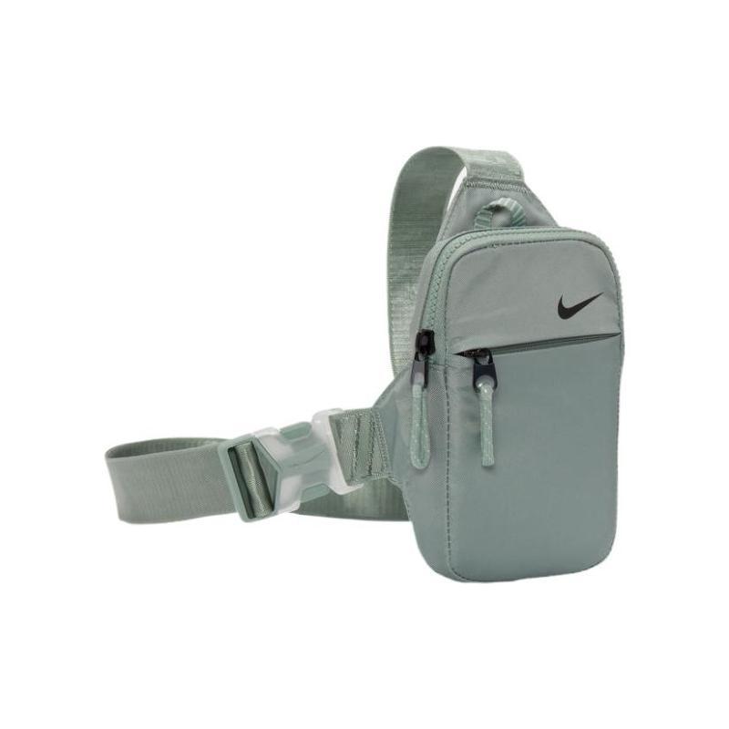 Nike Materiałowa torba crossbody, nerka, torba sling unisex dymnoszara jadeitowa casualowa CV1064-357