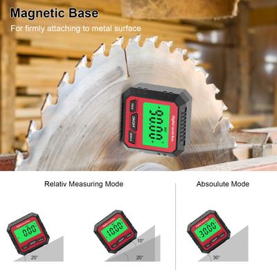 Digital Angle Protractor High Precision Magnetic Digital Inclinometer Level Box 360° Level Angle Finder Goniometer Measuring Tools