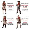 Stylish Western Cowboy Costume For Adults And Kids Perfect For Halloween Parties