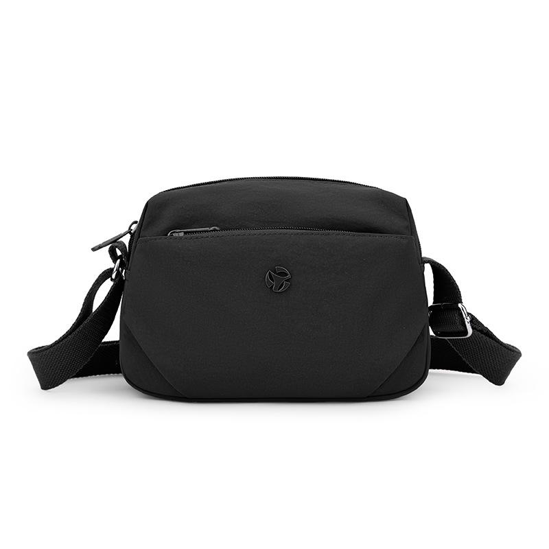 Einfache lässige Umhängetasche im koreanischen Stil - Vielseitige Street-Schultertasche in Unifarbe