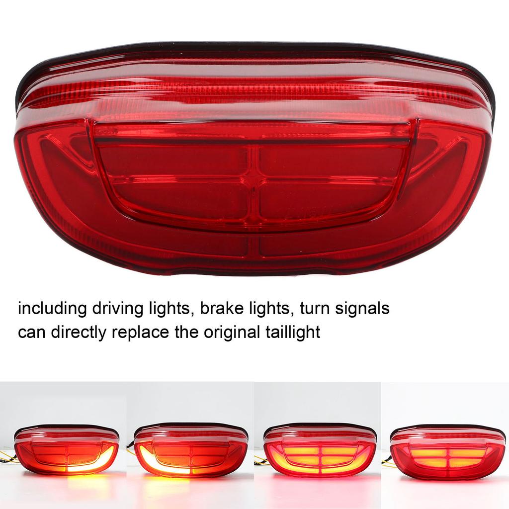 Motorcycle LED Tail Lamp Assembly Rear Brake Lights IP67 Waterproof Replacement for CBR650R CB650R CB300R CB250R CB150R