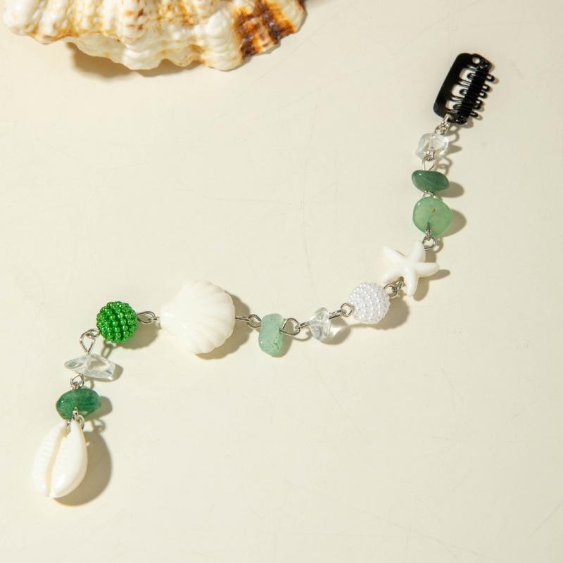 Accessories, Beach Conch Shell Braided Headwear Ins Punk Trend Braided Hair Dirty Braided Hair Accessories