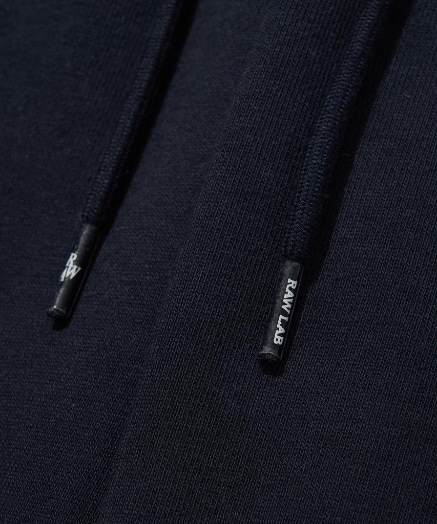 RAW LAB Deep Double-Pleat Wide Sweatpants (Navy)