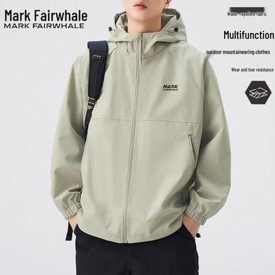 Mark Fairwhale Men's Hooded Waterproof Windproof Jacket