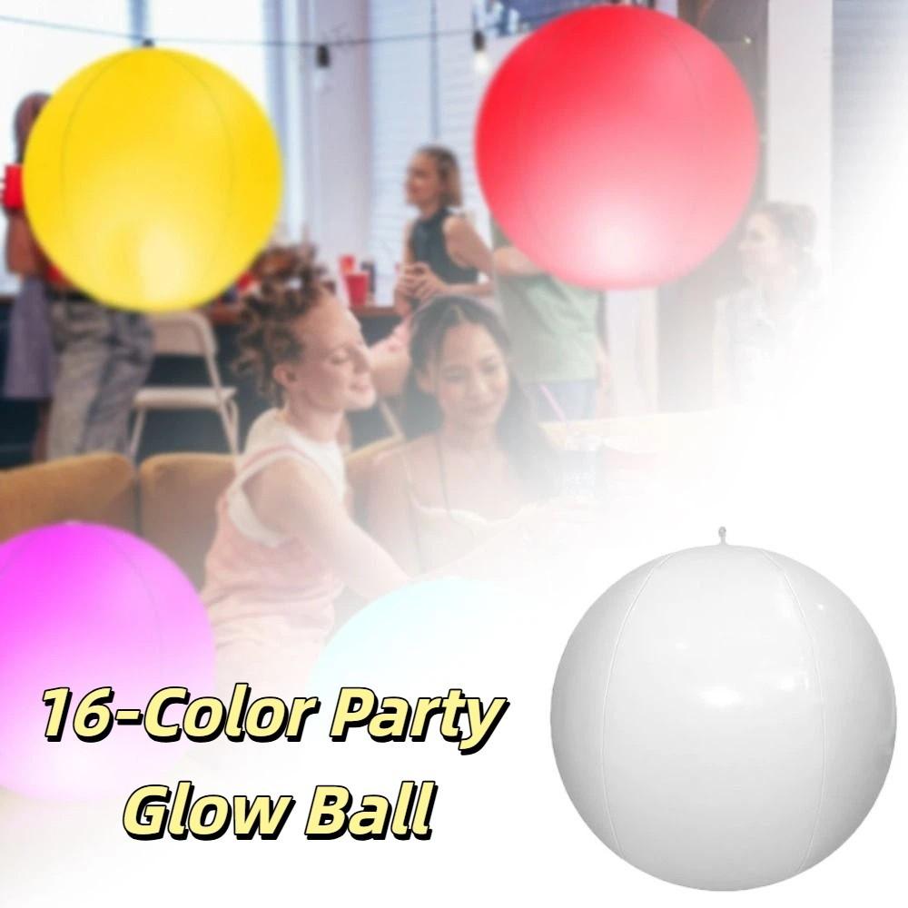 Color-Changing Lights Inflatable LED Ball Remote Control Large Inflatable LED Balls  Beach Parties