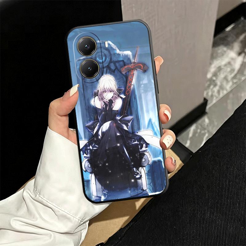 Fate Zero Stay Night Saber Soft Phone Case for Xiaomi Poco X5 X6 X7 X8 Pro Max X3 F7 F8 Ultra M8 M7 M6 M5 Redmi 15 15C 14C 13C 1