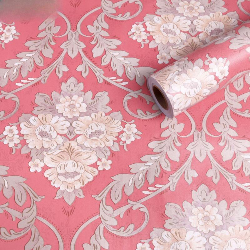 

Self-adhesive Wallpaper Home Decor Retro Floral Wallpaper Renovation of Bedroom and Living Room Decorative Walls with Waterproof