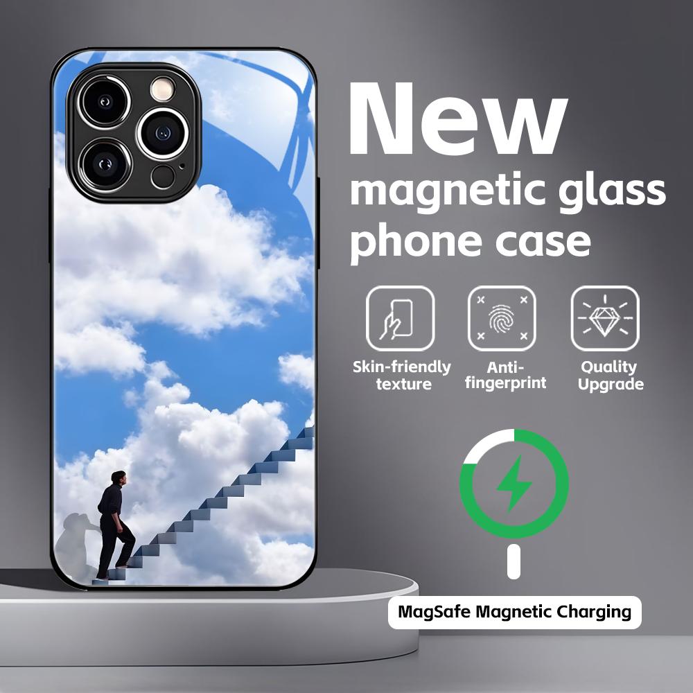 Classic movies The Truman Show Phone Case For iPhone17 16 15 14 13 12 11 X XR XS 8 Plus Mini Pro Max Glass Magnetic Case