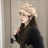 British Style Retro Beret Versatile for Spring and Autumn  with A Large Head and A Newsboy's Cloud Cap
