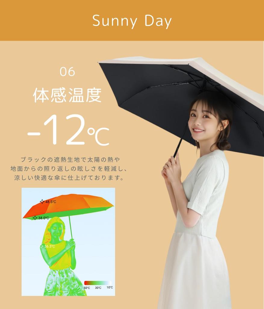 Prv 2025 model great when Folding umbrella with a temperature of For both sunny and rainy automatic opening and UV light 6 opening and lightweight