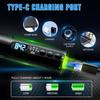 Soldering Iron Kit, Portable Soldering Gun with LED Digital Display, 392-842°F Adjustable Temperature Cordless Soldering Iron Pen Tool with 3