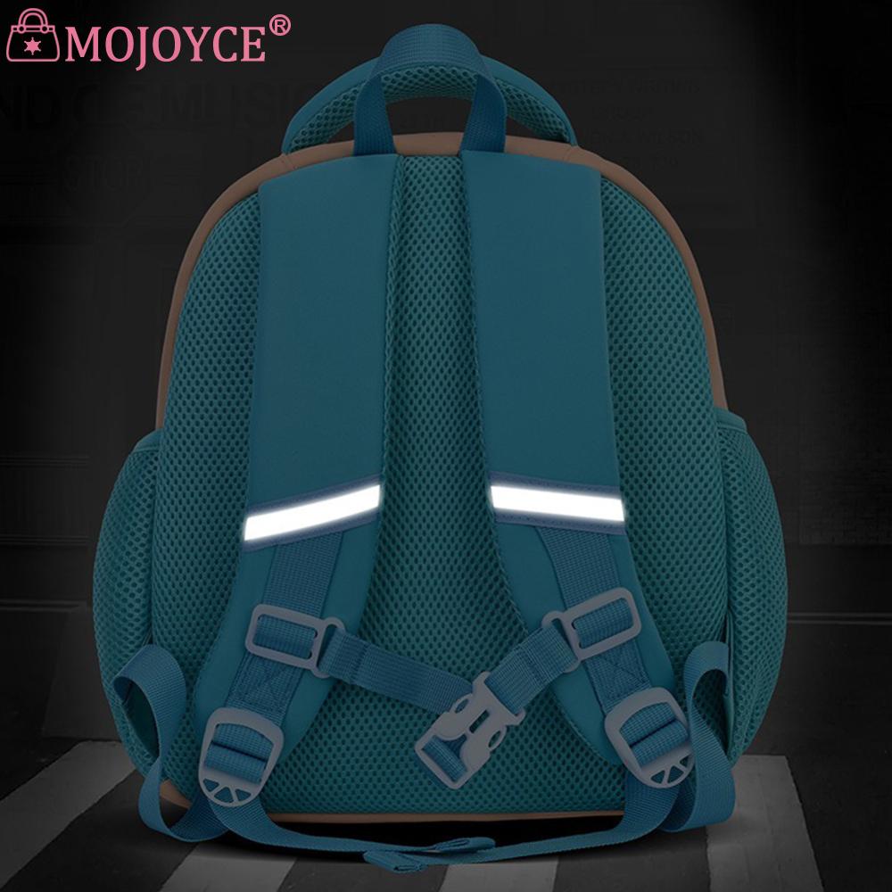 3D Dinosaur Cute Backpack Large Capacity Casual Bookbag Multi Pocket Soft Back Pad Rucksack Travel Backpack with Matching Clutch