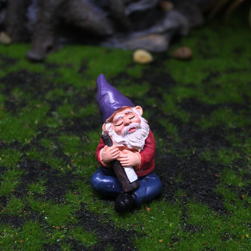 Dwarf Ornament Drunk Christmas Whitebeard Dwarf Modeling For Festive Party Gift