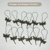 12 Pieces Shower Curtain Hooks Dragonfly Bathroom Shower Curtain Hooks Stainless Steel Shower Curtain Rings Decorative Shower Curtain Hangers Forest