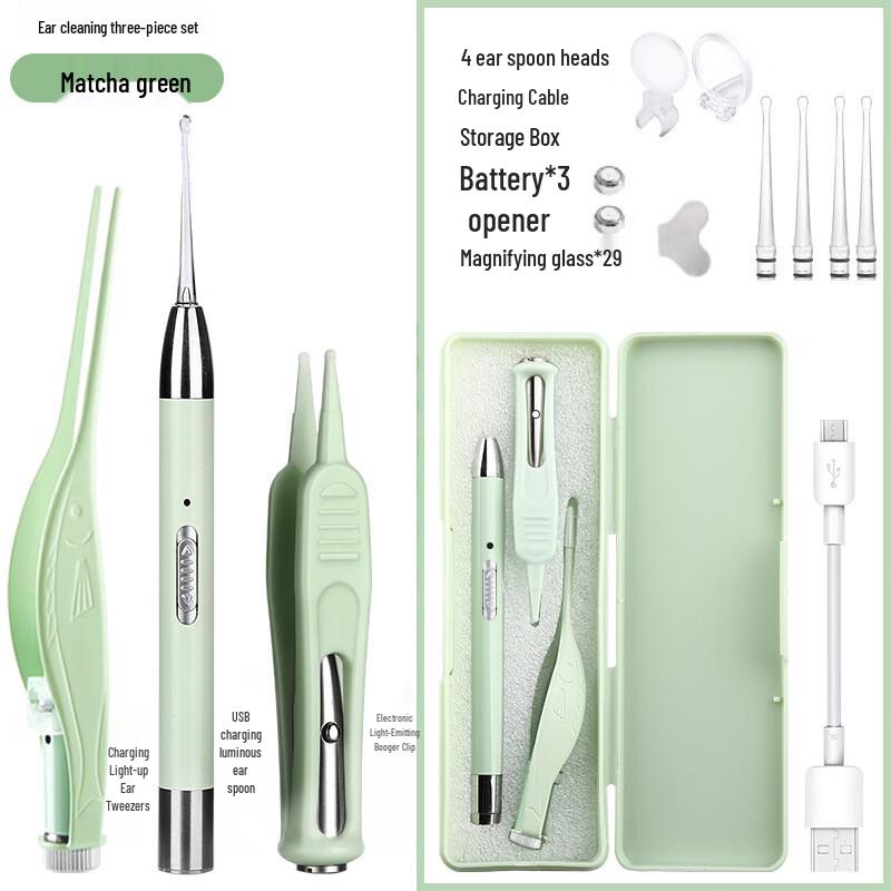 Rechargeable Illuminated Ear Pick Kit