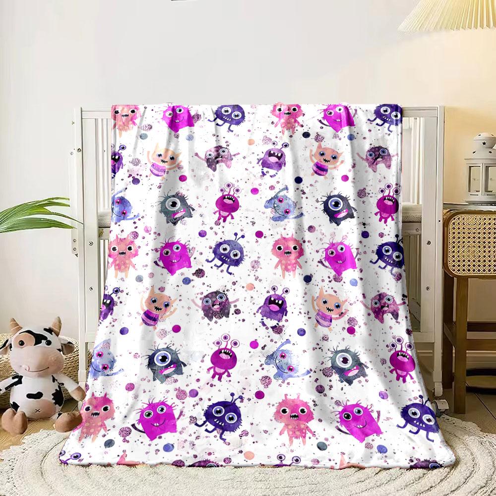 Layered abstract camouflage pattern with organic shapes and earthy tones. for all seasons blanket lunch break throw gift 80cm x 120cm
