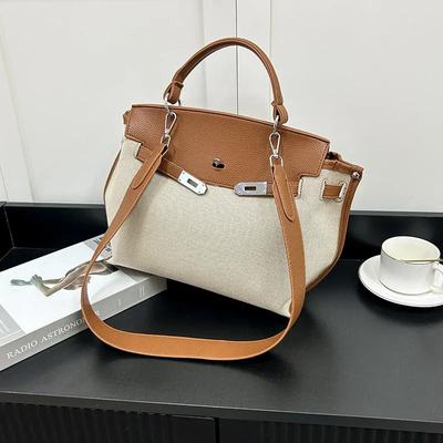 Zipper Pu Casual Interior Compartment Shoulder Bags Contrasting Colors  High Quality Bags for Women Trend Women's Handbags
