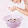 Face Ice Bath Bowl Collapsible Silicone Face Skincare Bowl with Built-in