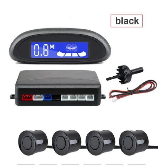 Car Auto Parking LED Parking Radar With 4 Parking Sensors Backup Car Parking Radar Monitor Detector System Backlight Display