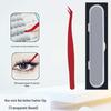 Golden Feather Adhesive-Free Eyelash Tweezers - Anti-Stick, False Lash Application Tool