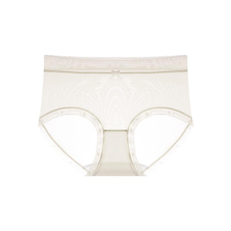 Female Summer Light and Thin New Ice Silk Antibacterial Breathable Comfortable No Trace in The Waist Triangle Briefs