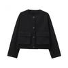 European and American Style, New Women's Clothing, Fashionable, Versatile, Cross-border Pocket Accessories, Bomber Jacket