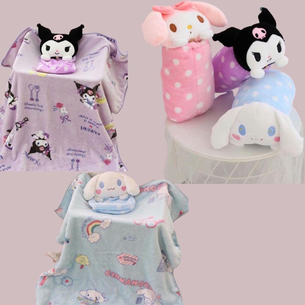 Melody Toy Plush Pillow 2 In 1 Blanket Kids Birthday Gift Decor Office