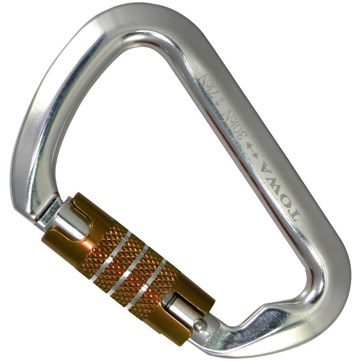 

Алюминиевый карабин TOWA Rescue Lock Safe Mechanism TAL130R