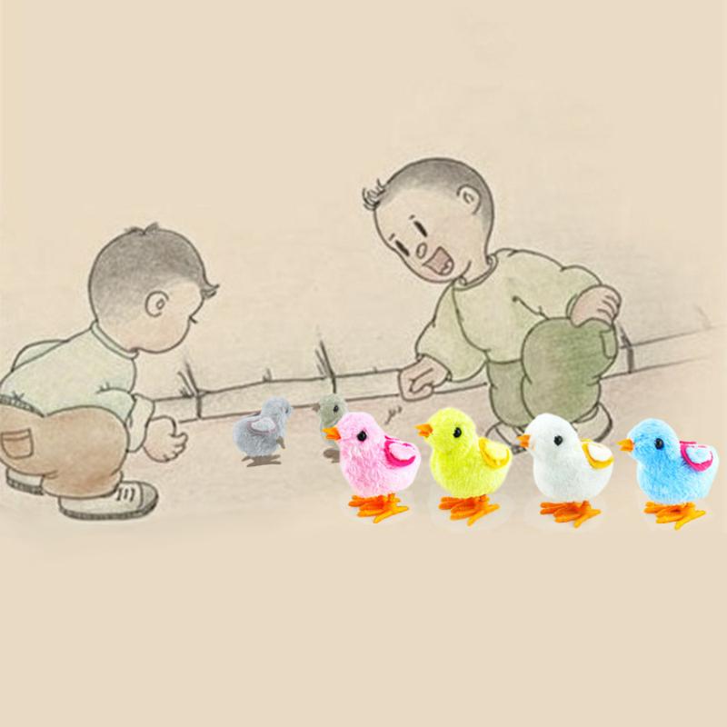 Cartoon Chick Wind Up Clockwork Toys Baby Boys Girls Koupání zvířat dárek