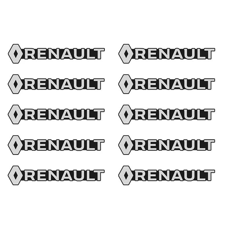 

Hub Caps For For Renault Twingo Kadjar Captur Arkana Scenic Koleos Zoe 3D Aluminum Car Audio Stereo Speaker Badge Emblem Sticker