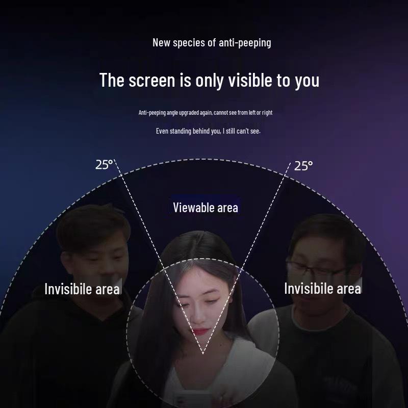 Honor 300 Pro Ceramic Film & Honor 90 Tempered Glass Privacy Screen Protector
