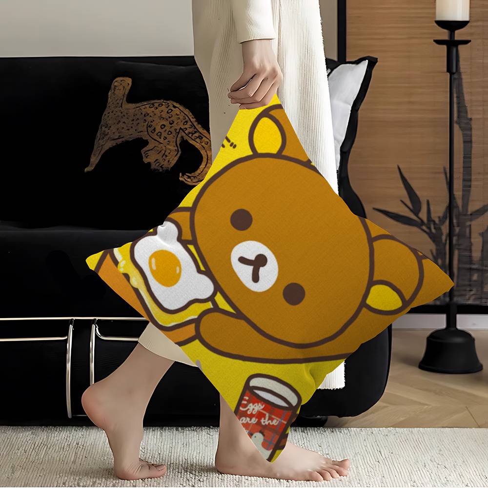 Anime Cute Cartoon R-Rilakkuma Lucky Dragon Pillow Cover Sofa Cushion Cover Home Room Decoration Children Gift