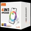 RSK-W28 Bluetooth Speaker with 4-in-1 Wireless Charger & RGB Light CN plug (adapter included)