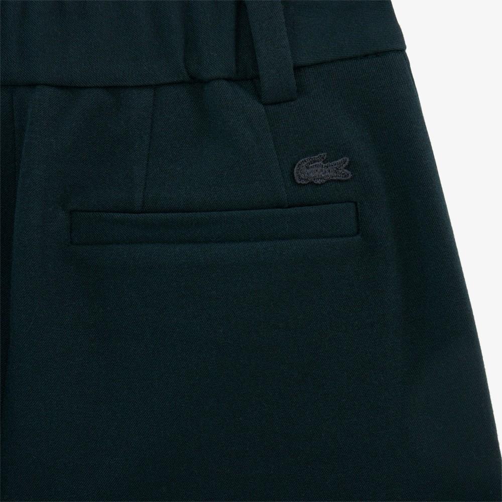 [lacoste] Women's Straight FW Flannel Crop Pants HF671E-55NYZP