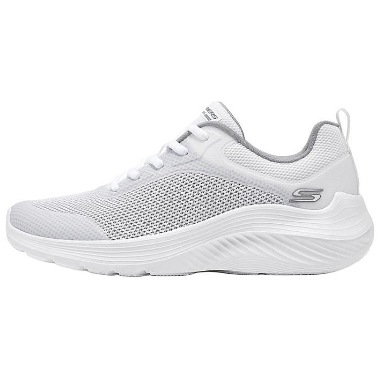 Skechers Bobs Squad Waves Comfortable Soft Low-Top Casual Shoes Women sneaker White 117681-WHT 36