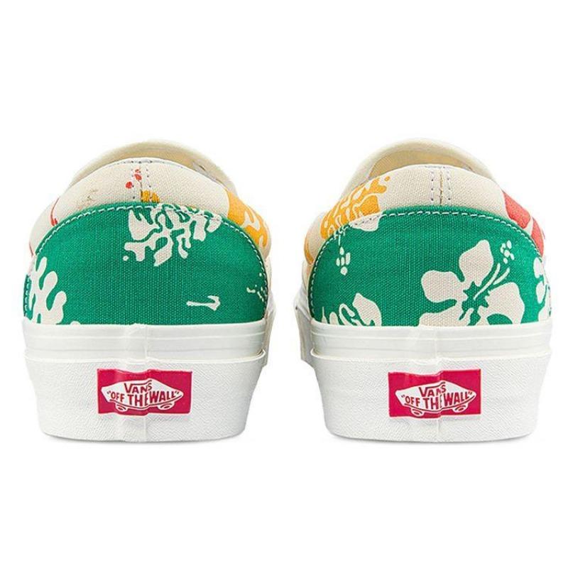 Vans Slip-On DX Canvas Floral Print Low Top Unisex Skate Shoes Multicolor VN0A5KX8AWD