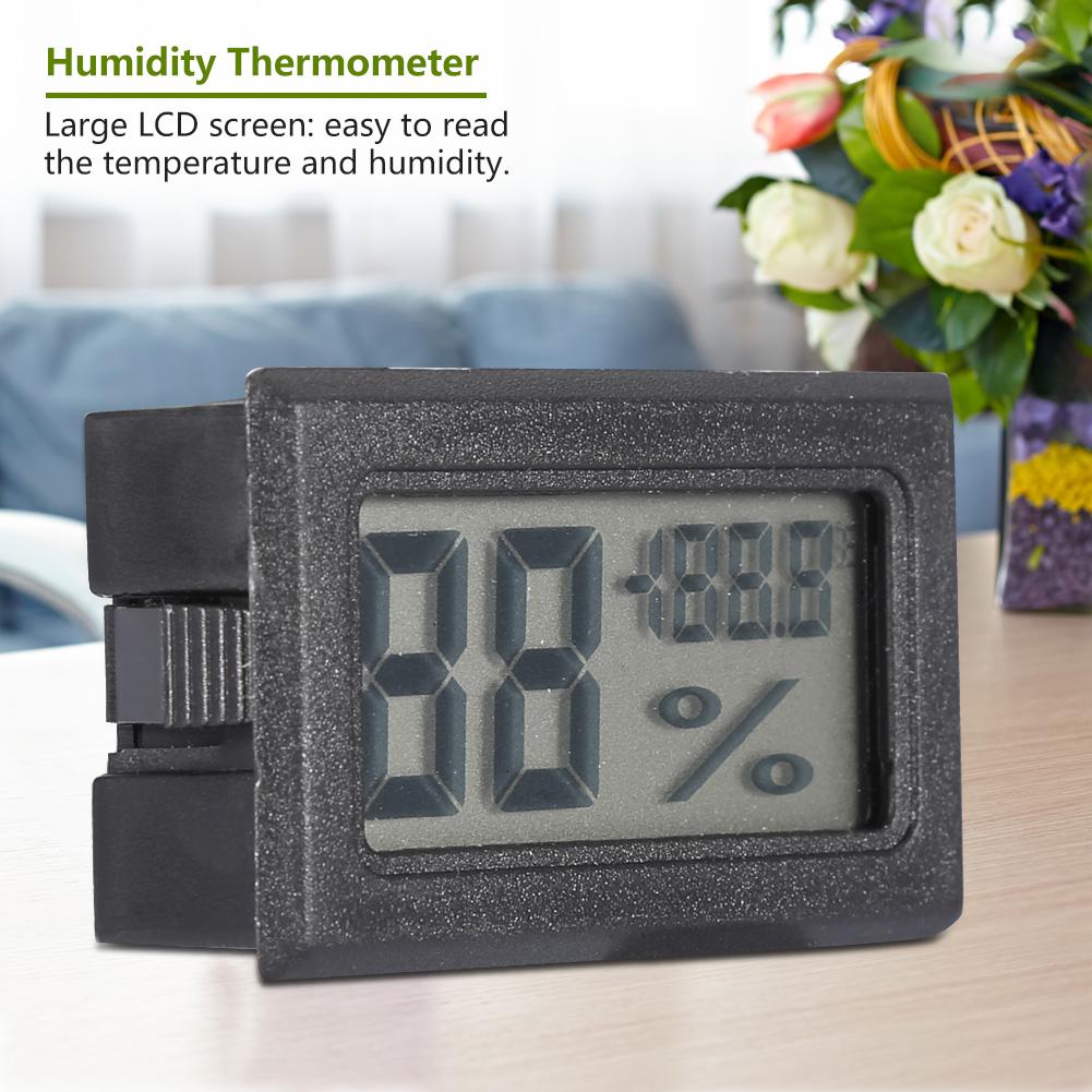 Digital LCD Hygrometer Indoor Thermometer Humidity Monitor for Home, Office, Greenhouse