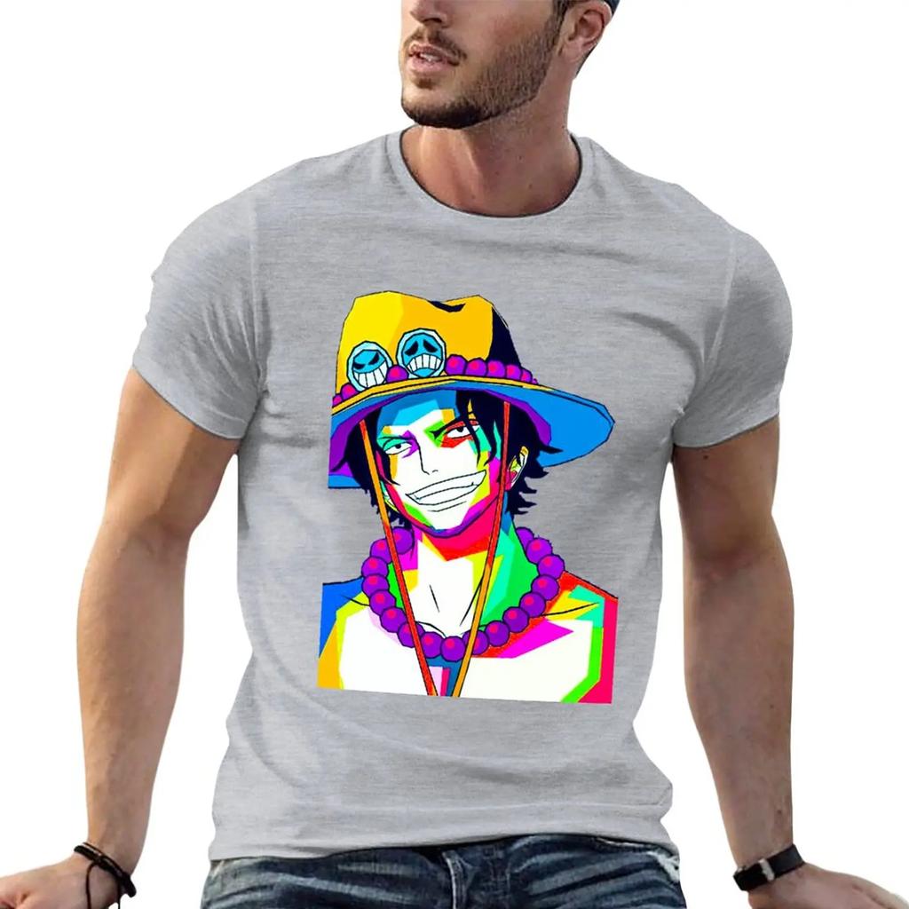 Portgas D. Ace T-Shirt plus size tops customs t shirts for cotton