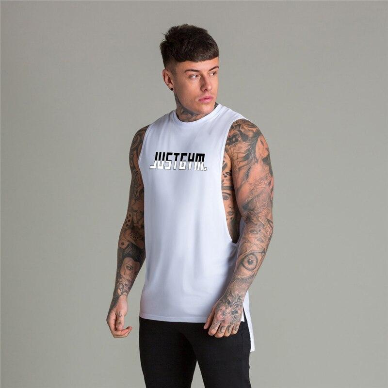 

Летняя индивидуальная одежда Muscleguy, удобная футболка без рукавов, свободная майка для тренировок и фитнеса, приоритетная доставка, горячая штамповка XXL белый