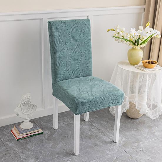 Aksamitny Pokrowiec na Krzesło do Jadalni Rozciągliwy Pokrowiec na Krzesło Parson Zdejmowany Zmywalny Ochraniacz na Siedzisko na Wesele Imprezę Domowy Restauracja Hotel Bankiet