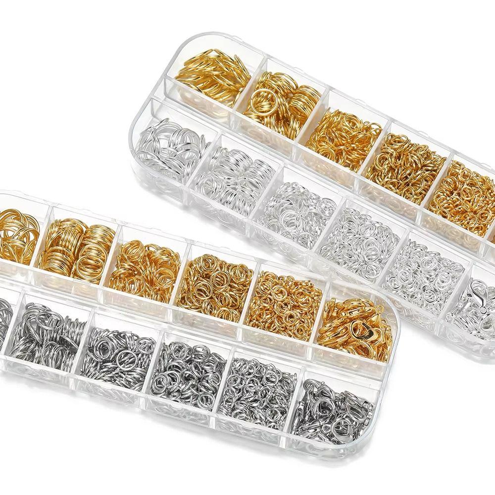 Chain Closure Jewelry Findings Set 12 Grids Jewelry Accessories Set  Beading Supplies